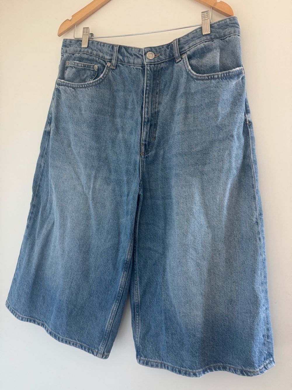 Zara Light Blue Denim Shorts